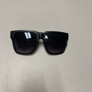 Quay Black Mirrored Sunglasses.